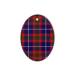 Pennycook Tartan Oval Ornaments, Christmas Tree Ornament, Plaid Christmas Ornaments, Ceramic Oval Christmas Tree Decoration, Tartan Oval Ornaments, Christmas Tree Ornament, Plaid Christmas Ornaments, Ceramic Oval Christmas Tree Decoration