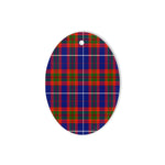 Pentland Tartan Oval Ornaments, Christmas Tree Ornament, Plaid Christmas Ornaments, Ceramic Oval Christmas Tree Decoration, Tartan Oval Ornaments, Christmas Tree Ornament, Plaid Christmas Ornaments, Ceramic Oval Christmas Tree Decoration