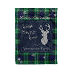 Scotstee Shop Tartan Plaid Christmas Fleece Blankets Clan Abercrombie Plaid Blanket, tartan blanket, tartan blanket fleece, plaid blanket, plaid fleece blanket, clan tartan blanket, clan blanket, christmas blanket