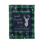 Scotstee Shop Tartan Plaid Christmas Fleece Blankets Clan Abercrombie Plaid Blanket, tartan blanket, tartan blanket fleece, plaid blanket, plaid fleece blanket, clan tartan blanket, clan blanket, christmas blanket