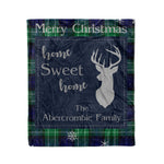 Scotstee Shop Tartan Plaid Christmas Fleece Blankets Clan Abercrombie Plaid Blanket, tartan blanket, tartan blanket fleece, plaid blanket, plaid fleece blanket, clan tartan blanket, clan blanket, christmas blanket