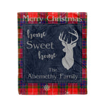 Scotstee Shop Tartan Plaid Christmas Fleece Blankets Clan Abernethy Plaid Blanket, tartan blanket, tartan blanket fleece, plaid blanket, plaid fleece blanket, clan tartan blanket, clan blanket, christmas blanket