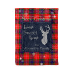 Scotstee Shop Tartan Plaid Christmas Fleece Blankets Clan Abernethy Plaid Blanket, tartan blanket, tartan blanket fleece, plaid blanket, plaid fleece blanket, clan tartan blanket, clan blanket, christmas blanket