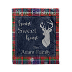 Scotstee Shop Tartan Plaid Christmas Fleece Blankets Clan Adam Ancient Plaid Blanket, tartan blanket, tartan blanket fleece, plaid blanket, plaid fleece blanket, clan tartan blanket, clan blanket, christmas blanket