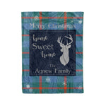 Scotstee Shop Tartan Plaid Christmas Fleece Blankets Clan Agnew Ancient Plaid Blanket, tartan blanket, tartan blanket fleece, plaid blanket, plaid fleece blanket, clan tartan blanket, clan blanket, christmas blanket