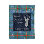 Scotstee Shop Tartan Plaid Christmas Fleece Blankets Clan Agnew Ancient Plaid Blanket, tartan blanket, tartan blanket fleece, plaid blanket, plaid fleece blanket, clan tartan blanket, clan blanket, christmas blanket