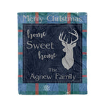 Scotstee Shop Tartan Plaid Christmas Fleece Blankets Clan Agnew Ancient Plaid Blanket, tartan blanket, tartan blanket fleece, plaid blanket, plaid fleece blanket, clan tartan blanket, clan blanket, christmas blanket