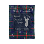 Scotstee Shop Tartan Plaid Christmas Fleece Blankets Clan Agnew Plaid Blanket, tartan blanket, tartan blanket fleece, plaid blanket, plaid fleece blanket, clan tartan blanket, clan blanket, christmas blanket