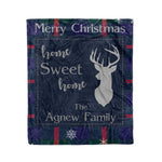 Scotstee Shop Tartan Plaid Christmas Fleece Blankets Clan Agnew Plaid Blanket, tartan blanket, tartan blanket fleece, plaid blanket, plaid fleece blanket, clan tartan blanket, clan blanket, christmas blanket