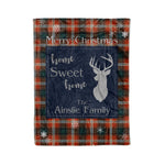 Scotstee Shop Tartan Plaid Christmas Fleece Blankets Clan Ainslie Plaid Blanket, tartan blanket, tartan blanket fleece, plaid blanket, plaid fleece blanket, clan tartan blanket, clan blanket, christmas blanket