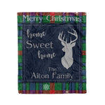 Scotstee Shop Tartan Plaid Christmas Fleece Blankets Clan Aiton Plaid Blanket, tartan blanket, tartan blanket fleece, plaid blanket, plaid fleece blanket, clan tartan blanket, clan blanket, christmas blanket
