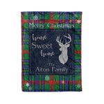 Scotstee Shop Tartan Plaid Christmas Fleece Blankets Clan Aiton Plaid Blanket, tartan blanket, tartan blanket fleece, plaid blanket, plaid fleece blanket, clan tartan blanket, clan blanket, christmas blanket