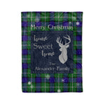 Scotstee Shop Tartan Plaid Christmas Fleece Blankets Clan Alexander Plaid Blanket, tartan blanket, tartan blanket fleece, plaid blanket, plaid fleece blanket, clan tartan blanket, clan blanket, christmas blanket