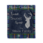 Scotstee Shop Tartan Plaid Christmas Fleece Blankets Clan Allison Plaid Blanket, tartan blanket, tartan blanket fleece, plaid blanket, plaid fleece blanket, clan tartan blanket, clan blanket, christmas blanket