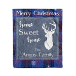 Scotstee Shop Tartan Plaid Christmas Fleece Blankets Clan Angus Modern Plaid Blanket, tartan blanket, tartan blanket fleece, plaid blanket, plaid fleece blanket, clan tartan blanket, clan blanket, christmas blanket