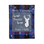 Scotstee Shop Tartan Plaid Christmas Fleece Blankets Clan Angus Modern Plaid Blanket, tartan blanket, tartan blanket fleece, plaid blanket, plaid fleece blanket, clan tartan blanket, clan blanket, christmas blanket
