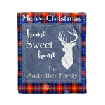 Scotstee Shop Tartan Plaid Christmas Fleece Blankets Clan Anstruther Plaid Blanket, tartan blanket, tartan blanket fleece, plaid blanket, plaid fleece blanket, clan tartan blanket, clan blanket, christmas blanket