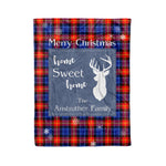 Scotstee Shop Tartan Plaid Christmas Fleece Blankets Clan Anstruther Plaid Blanket, tartan blanket, tartan blanket fleece, plaid blanket, plaid fleece blanket, clan tartan blanket, clan blanket, christmas blanket