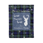 Scotstee Shop Tartan Plaid Christmas Fleece Blankets Clan Arbuthnott Plaid Blanket, tartan blanket, tartan blanket fleece, plaid blanket, plaid fleece blanket, clan tartan blanket, clan blanket, christmas blanket