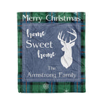 Scotstee Shop Tartan Plaid Christmas Fleece Blankets Clan Armstrong Ancient Plaid Blanket, tartan blanket, tartan blanket fleece, plaid blanket, plaid fleece blanket, clan tartan blanket, clan blanket, christmas blanket