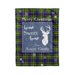 Scotstee Shop Tartan Plaid Christmas Fleece Blankets Clan Arnott Plaid Blanket, tartan blanket, tartan blanket fleece, plaid blanket, plaid fleece blanket, clan tartan blanket, clan blanket, christmas blanket