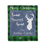 Scotstee Shop Tartan Plaid Christmas Fleece Blankets Clan Arthur Plaid Blanket, tartan blanket, tartan blanket fleece, plaid blanket, plaid fleece blanket, clan tartan blanket, clan blanket, christmas blanket