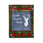 Scotstee Shop Tartan Plaid Christmas Fleece Blankets Clan Auchinleck Plaid Blanket, tartan blanket, tartan blanket fleece, plaid blanket, plaid fleece blanket, clan tartan blanket, clan blanket, christmas blanket