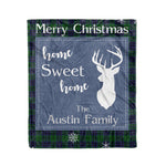 Scotstee Shop Tartan Plaid Christmas Fleece Blankets Clan Austin Plaid Blanket, tartan blanket, tartan blanket fleece, plaid blanket, plaid fleece blanket, clan tartan blanket, clan blanket, christmas blanket