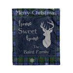 Scotstee Shop Tartan Plaid Christmas Fleece Blankets Clan Baird Modern Plaid Blanket, tartan blanket, tartan blanket fleece, plaid blanket, plaid fleece blanket, clan tartan blanket, clan blanket, christmas blanket