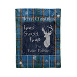 Scotstee Shop Tartan Plaid Christmas Fleece Blankets Clan Bairn Plaid Blanket, tartan blanket, tartan blanket fleece, plaid blanket, plaid fleece blanket, clan tartan blanket, clan blanket, christmas blanket