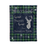 Scotstee Shop Tartan Plaid Christmas Fleece Blankets Clan Bannatyne Plaid Blanket, tartan blanket, tartan blanket fleece, plaid blanket, plaid fleece blanket, clan tartan blanket, clan blanket, christmas blanket
