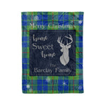 Scotstee Shop Tartan Plaid Christmas Fleece Blankets Clan Barclay Hunting Ancient Plaid Blanket, tartan blanket, tartan blanket fleece, plaid blanket, plaid fleece blanket, clan tartan blanket, clan blanket, christmas blanket