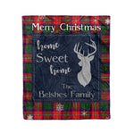 Scotstee Shop Tartan Plaid Christmas Fleece Blankets Clan Belshes Plaid Blanket, tartan blanket, tartan blanket fleece, plaid blanket, plaid fleece blanket, clan tartan blanket, clan blanket, christmas blanket