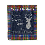 Scotstee Shop Tartan Plaid Christmas Fleece Blankets Clan Bethune Plaid Blanket, tartan blanket, tartan blanket fleece, plaid blanket, plaid fleece blanket, clan tartan blanket, clan blanket, christmas blanket