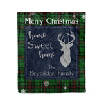 Scotstee Shop Tartan Plaid Christmas Fleece Blankets Clan Beveridge Plaid Blanket, tartan blanket, tartan blanket fleece, plaid blanket, plaid fleece blanket, clan tartan blanket, clan blanket, christmas blanket