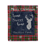 Scotstee Shop Tartan Plaid Christmas Fleece Blankets Clan Blackford Plaid Blanket, tartan blanket, tartan blanket fleece, plaid blanket, plaid fleece blanket, clan tartan blanket, clan blanket, christmas blanket
