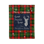 Scotstee Shop Tartan Plaid Christmas Fleece Blankets Clan Blackstock Plaid Blanket, tartan blanket, tartan blanket fleece, plaid blanket, plaid fleece blanket, clan tartan blanket, clan blanket, christmas blanket