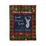 Scotstee Shop Tartan Plaid Christmas Fleece Blankets Clan Blackstock Plaid Blanket, tartan blanket, tartan blanket fleece, plaid blanket, plaid fleece blanket, clan tartan blanket, clan blanket, christmas blanket