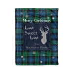 Scotstee Shop Tartan Plaid Christmas Fleece Blankets Clan Blackwatch Ancient Plaid Blanket, tartan blanket, tartan blanket fleece, plaid blanket, plaid fleece blanket, clan tartan blanket, clan blanket, christmas blanket