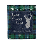 Scotstee Shop Tartan Plaid Christmas Fleece Blankets Clan Blackwatch Ancient Plaid Blanket, tartan blanket, tartan blanket fleece, plaid blanket, plaid fleece blanket, clan tartan blanket, clan blanket, christmas blanket