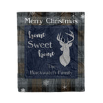 Scotstee Shop Tartan Plaid Christmas Fleece Blankets Clan BlackWatch Weathered Plaid Blanket, tartan blanket, tartan blanket fleece, plaid blanket, plaid fleece blanket, clan tartan blanket, clan blanket, christmas blanket