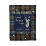 Scotstee Shop Tartan Plaid Christmas Fleece Blankets Clan BlackWatch Weathered Plaid Blanket, tartan blanket, tartan blanket fleece, plaid blanket, plaid fleece blanket, clan tartan blanket, clan blanket, christmas blanket