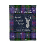 Scotstee Shop Tartan Plaid Christmas Fleece Blankets Clan Blair Plaid Blanket, tartan blanket, tartan blanket fleece, plaid blanket, plaid fleece blanket, clan tartan blanket, clan blanket, christmas blanket