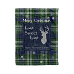 Scotstee Shop Tartan Plaid Christmas Fleece Blankets Clan Blyth Tweeside District Plaid Blanket, tartan blanket, tartan blanket fleece, plaid blanket, plaid fleece blanket, clan tartan blanket, clan blanket, christmas blanket