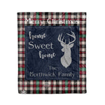 Scotstee Shop Tartan Plaid Christmas Fleece Blankets Clan Borthwick Ancient Plaid Blanket, tartan blanket, tartan blanket fleece, plaid blanket, plaid fleece blanket, clan tartan blanket, clan blanket, christmas blanket