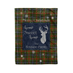 Scotstee Shop Tartan Plaid Christmas Fleece Blankets Clan Brisbane Plaid Blanket, tartan blanket, tartan blanket fleece, plaid blanket, plaid fleece blanket, clan tartan blanket, clan blanket, christmas blanket