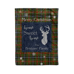 Scotstee Shop Tartan Plaid Christmas Fleece Blankets Clan Brisbane Plaid Blanket, tartan blanket, tartan blanket fleece, plaid blanket, plaid fleece blanket, clan tartan blanket, clan blanket, christmas blanket