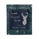 Scotstee Shop Tartan Plaid Christmas Fleece Blankets Clan Broun Modern Plaid Blanket, tartan blanket, tartan blanket fleece, plaid blanket, plaid fleece blanket, clan tartan blanket, clan blanket, christmas blanket