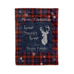 Scotstee Shop Tartan Plaid Christmas Fleece Blankets Clan Broun Plaid Blanket, tartan blanket, tartan blanket fleece, plaid blanket, plaid fleece blanket, clan tartan blanket, clan blanket, christmas blanket