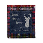 Scotstee Shop Tartan Plaid Christmas Fleece Blankets Clan Broun Plaid Blanket, tartan blanket, tartan blanket fleece, plaid blanket, plaid fleece blanket, clan tartan blanket, clan blanket, christmas blanket
